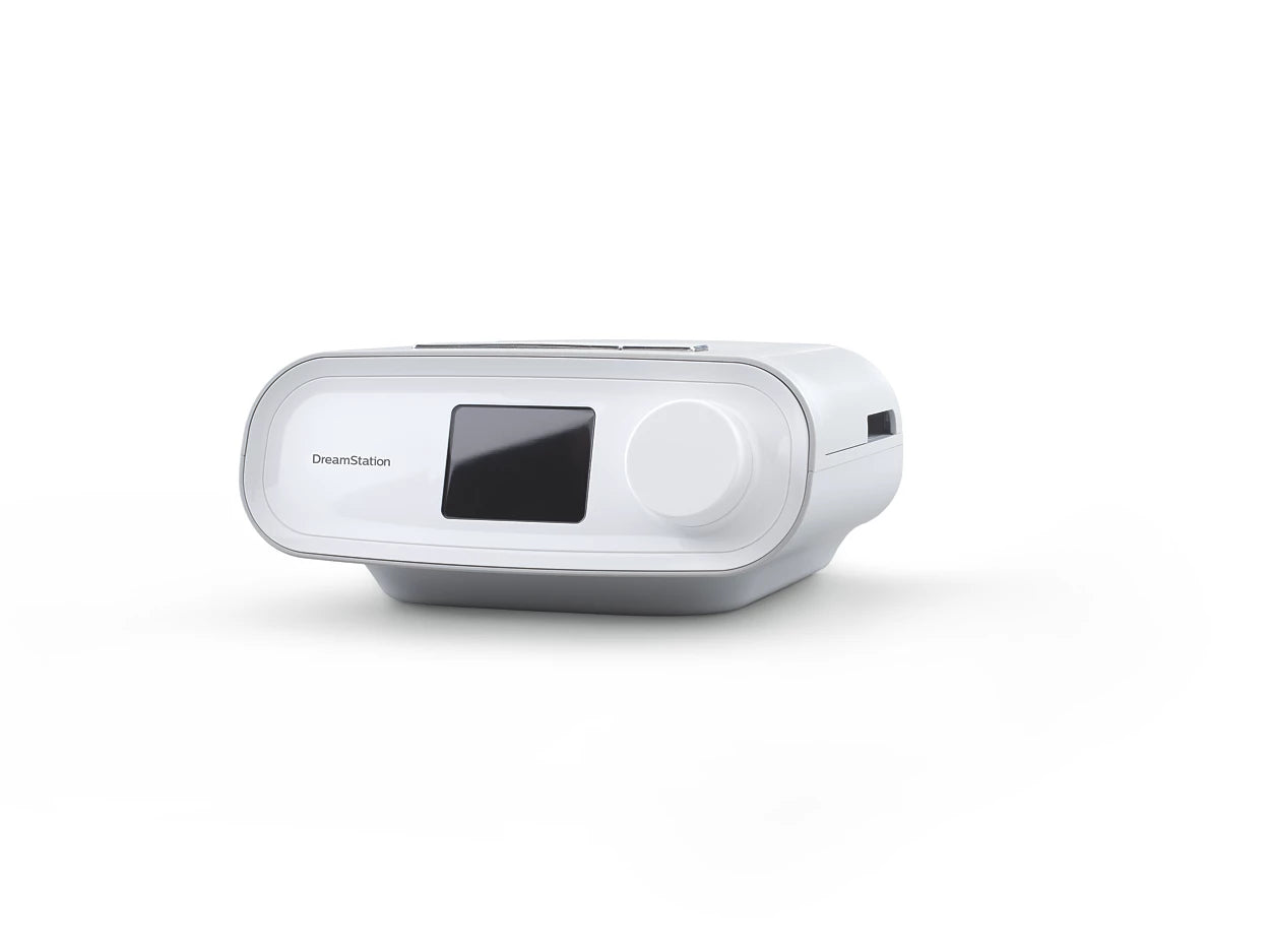 Side view of Philips Respironics DreamStation Auto CPAP