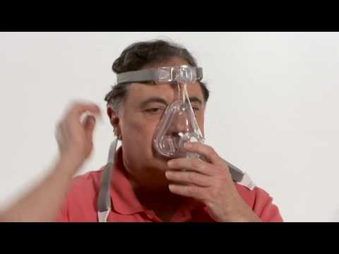 Video instructions showing how to remove the Philips Respironics Amara Full face mask