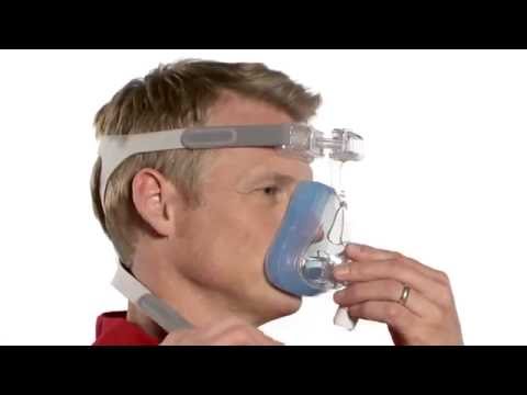 Video Introducing the Philips Respironics Amara Gel full face mask showing the assembly process wearing and taking off the mask